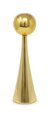 10" Gold Stainless Steel Tabletop Taper Candlestick