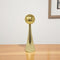 10" Gold Stainless Steel Tabletop Taper Candlestick