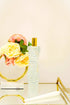 12" Clear And Gold Twisted Crystal Tabletop Taper Candlestick