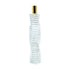 12" Clear And Gold Twisted Crystal Tabletop Taper Candlestick