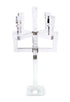 25" Clear Faceted Crystal Tabletop Candelabra Candle Holder
