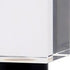 15" Silver Clear And Black Crystal Tabletop Taper Candlestick