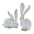 Set of Four Gray Polyresin Figurine Tabletop Sculpture