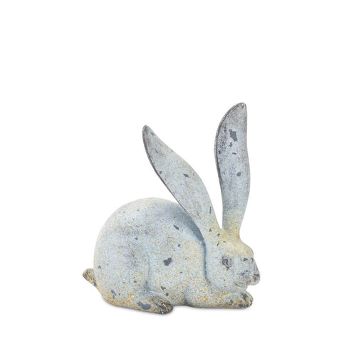 Set of Four Gray Polyresin Figurine Tabletop Sculpture