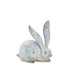 Set of Four Gray Polyresin Figurine Tabletop Sculpture