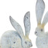 Set of Four Gray Polyresin Figurine Tabletop Sculpture