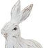 Set of Six White Resin Figurine Tabletop Sculpture