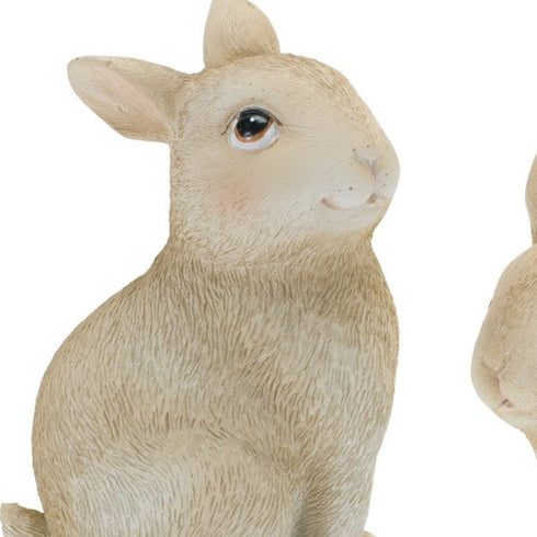 12 Brown Resin Figurine Tabletop Sculpture