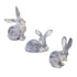 Set of Three Brown Resin Figurine Tabletop Sculpture