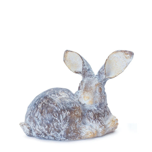 Set of Three Brown Resin Figurine Tabletop Sculpture