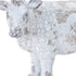 Set of Three White Resin Figurine Tabletop Sculpture