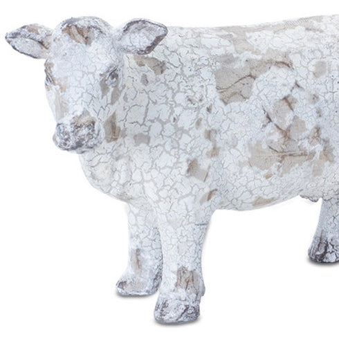 Set of Three White Resin Figurine Tabletop Sculpture