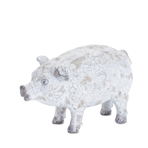 Set of Three White Resin Figurine Tabletop Sculpture