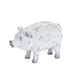 Set of Three White Resin Figurine Tabletop Sculpture