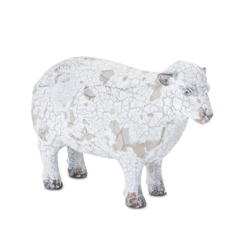 Set of Three White Resin Figurine Tabletop Sculpture