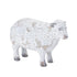 Set of Three White Resin Figurine Tabletop Sculpture