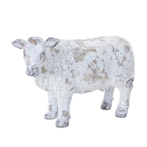 Set of Three White Resin Figurine Tabletop Sculpture