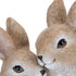 Set of Two Beige Polyresin Figurine Tabletop Sculpture