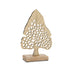 Set of Two Gold Aluminum Tabletop Sculpture