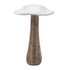 Set of Four White Wood Tabletop Sculpture