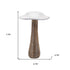 Set of Four White Wood Tabletop Sculpture