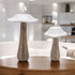 Set of Four White Wood Tabletop Sculpture