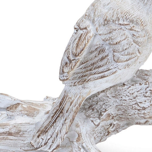 4" White Polyresin Figurine Tabletop Sculpture