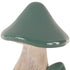 Set of Two Green Resin Figurine Tabletop Sculpture