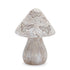 Set of Two Gray Polyresin Figurine Tabletop Sculpture