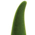 Set of Two Green Terracotta Standing Gnome Tabletop Sculpture