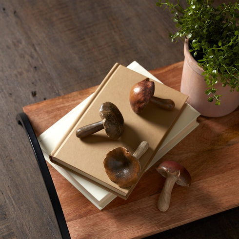 12 Brown Resin Figurine Tabletop Sculpture