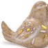 Set of Two Beige Polyresin Figurine Tabletop Sculpture