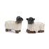 Set of Six White Polyresin Figurine Tabletop Sculpture
