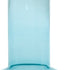 Set of Two Aqua Glass Round Table Vases