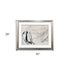 Indigo Markings I Silver Framed Wall Art