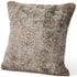 20" Taupe Chenille Throw Pillow Cover with Texture