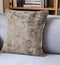 20" Taupe Chenille Throw Pillow Cover with Texture