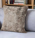 20" Taupe Chenille Throw Pillow Cover with Texture