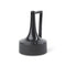 10" Black Ceramic Jug Vase