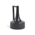 10" Black Ceramic Jug Vase
