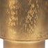 9" Gold Cast Iron Round Table Vase