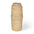 18" Beige Paper Mache Table Vase