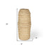 18" Beige Paper Mache Table Vase