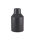 11" Black Tulip Metal Table Vase