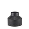 8" Black Tulip Metal Table Vase