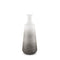 20" Gray And White Ombre Metal Table Vase