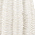 24" Cream Cylinder Ceramic Sculptural Waves Table Vase