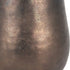9" Antiqued Brass Aluminum Table Vase