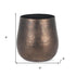 9" Antiqued Brass Aluminum Table Vase