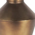 12" Antiqued Bronze Metal Trumpet Table Vase